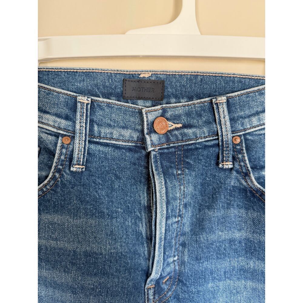 NWOT Mother The TomCat Frayed Ankle Jean Button Fly Sz 29 - Picture 4 of 13